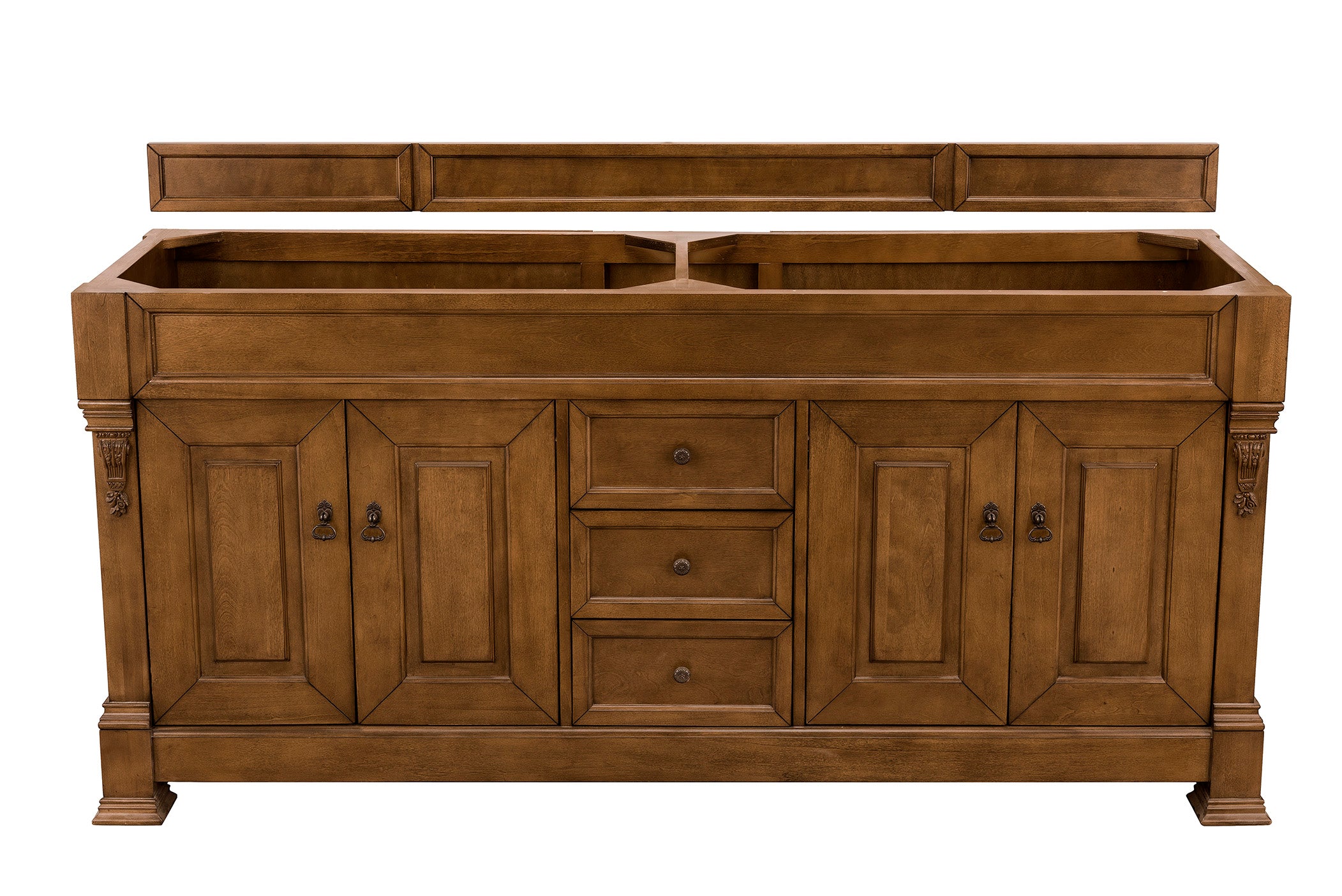 James Martin Vanities Brookfield 72" Double Vanity - Country Oak