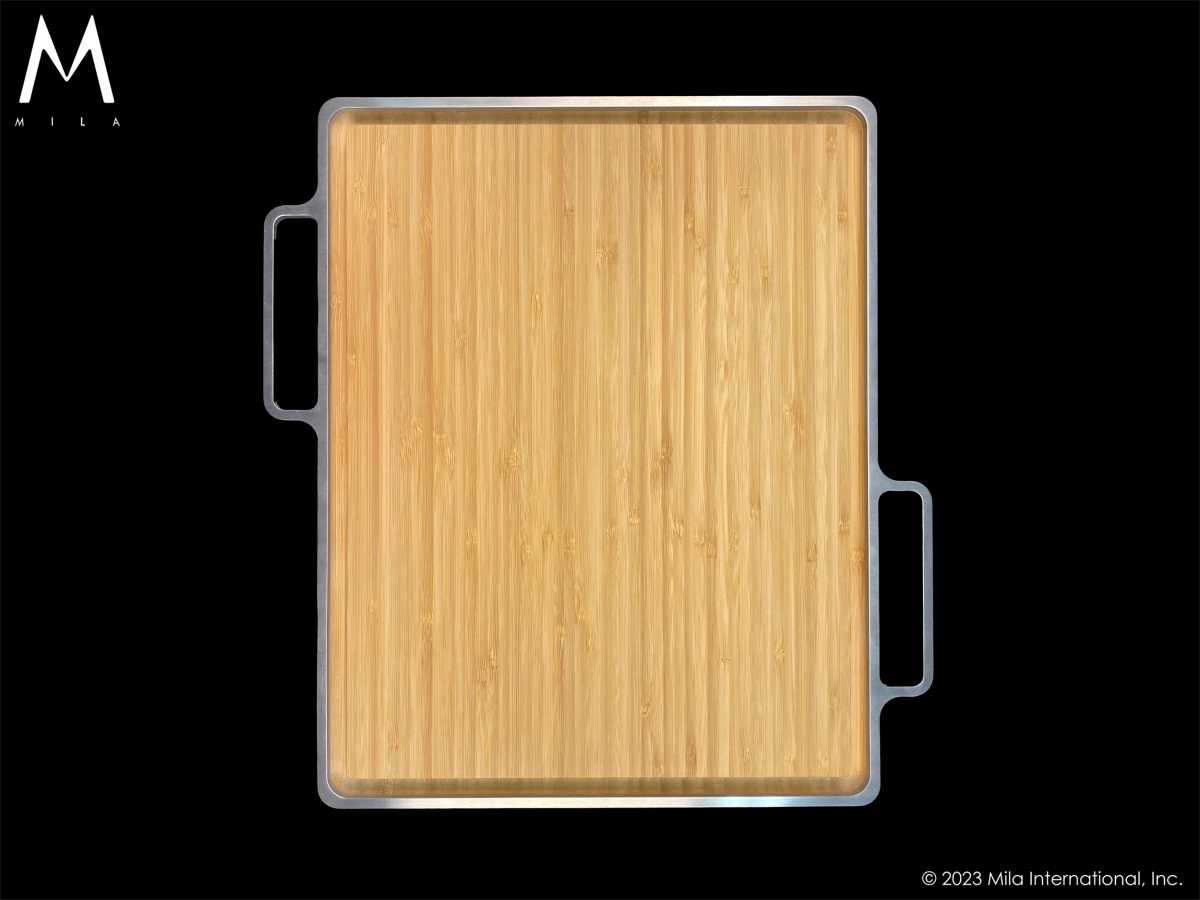 satin brushed ss cutting board