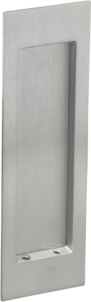Omnia Solid Brass Modern Rectangular Flush Cup Pokcet Door Set