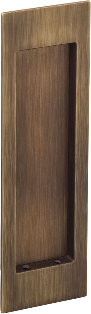 Omnia Solid Brass Modern Rectangular Flush Cup Pokcet Door Set