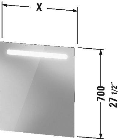 white mirror