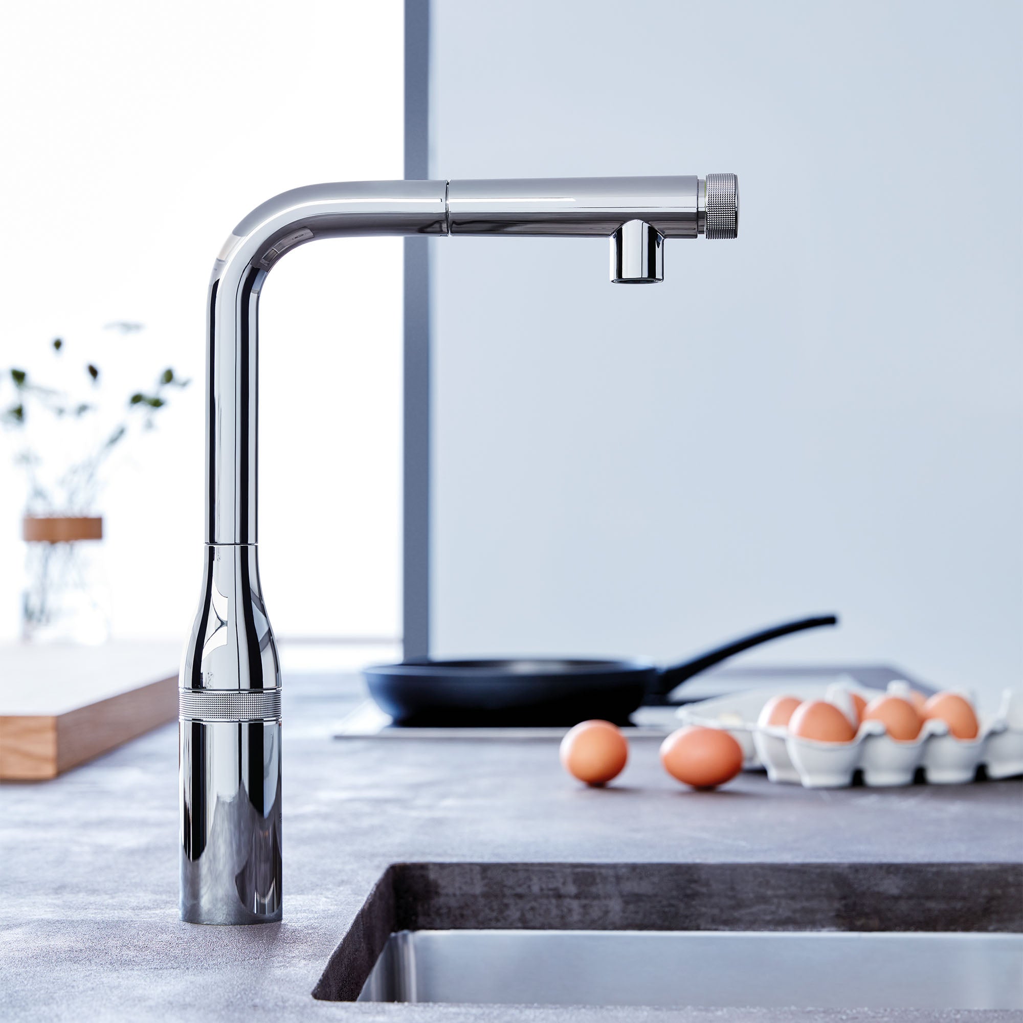 starlight chrome kitchen faucet