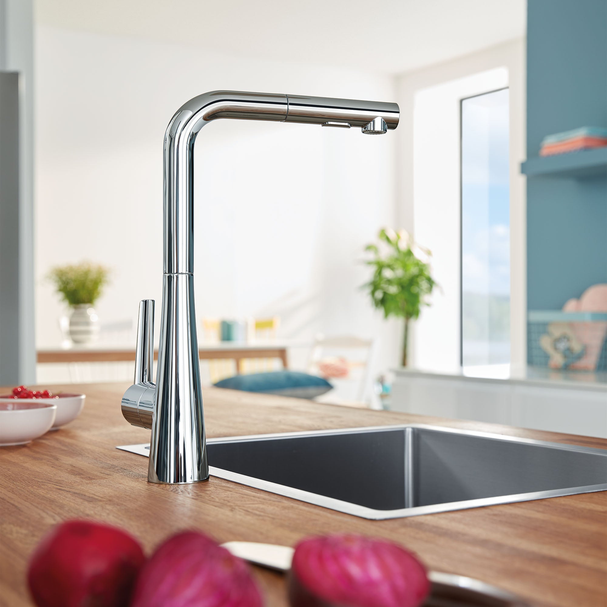 starlight chrome kitchen faucet