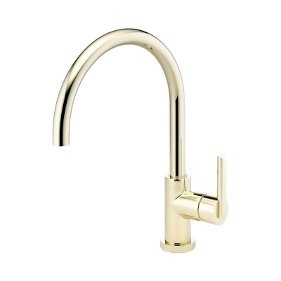 THG Paris Les Ondes Single Hole Mixer with Swivel and Side Spray