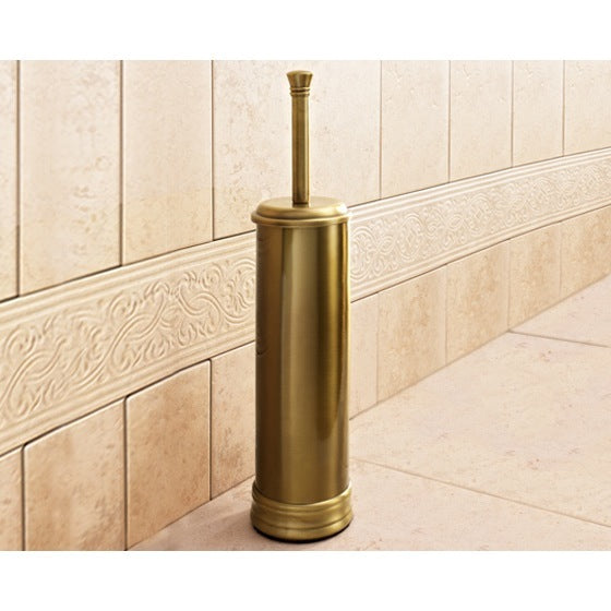 bronze toilet brush holder