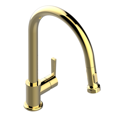 THG Paris Club Saint-Germain Single Hole Pull Out Kitchen Faucet