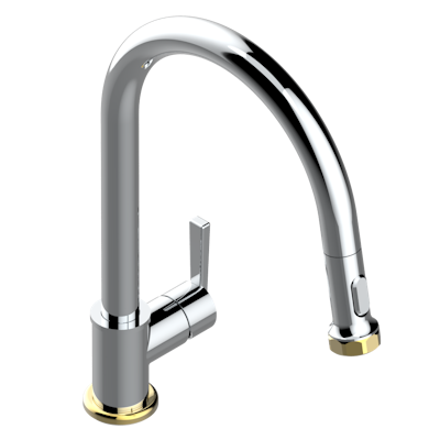 THG Paris Club Saint-Germain Single Hole Pull Out Kitchen Faucet