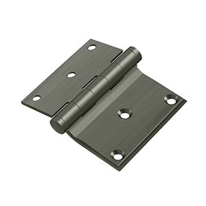Deltana 3" x 3-1/2" Half Surface Hinge