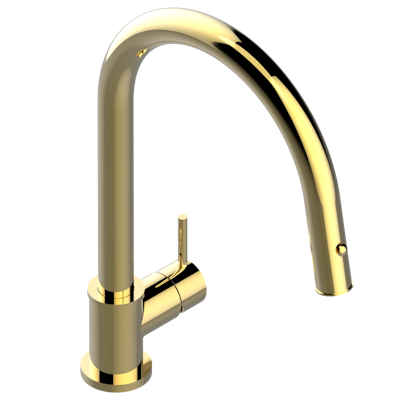 THG Paris Tendance Single Hole Pull Out Kitchen Faucet