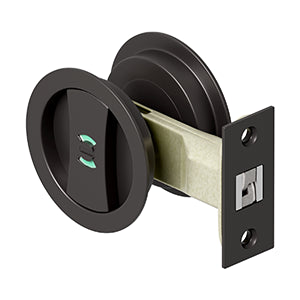 Deltana SLIDING DOOR ROUND PRIVACY LOCK