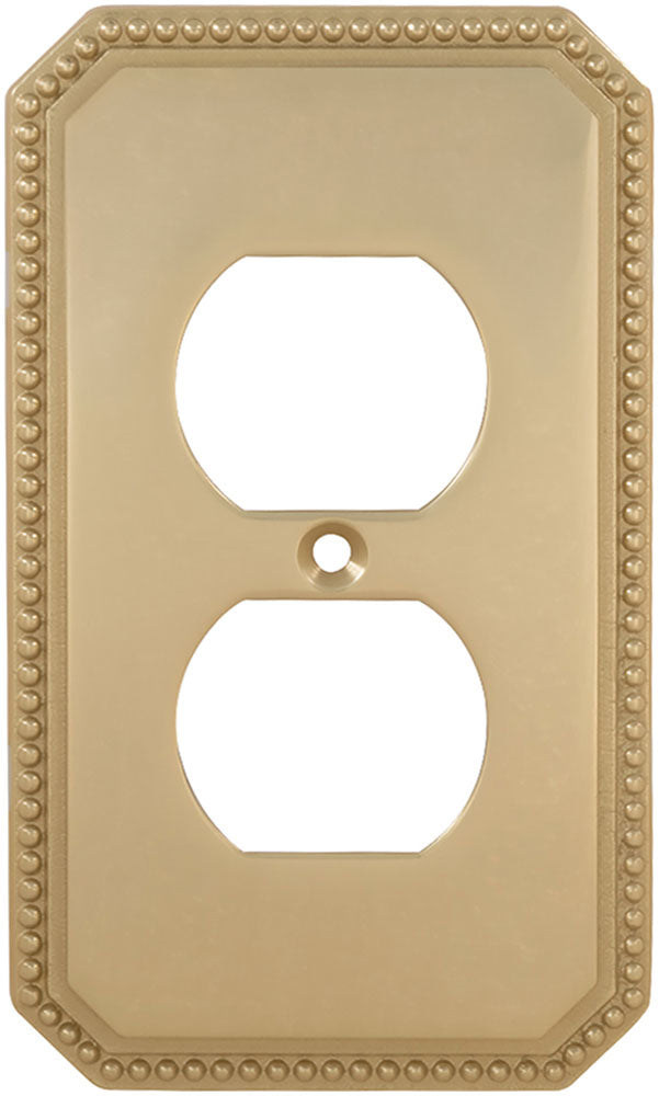 polished stainless steel switchplate