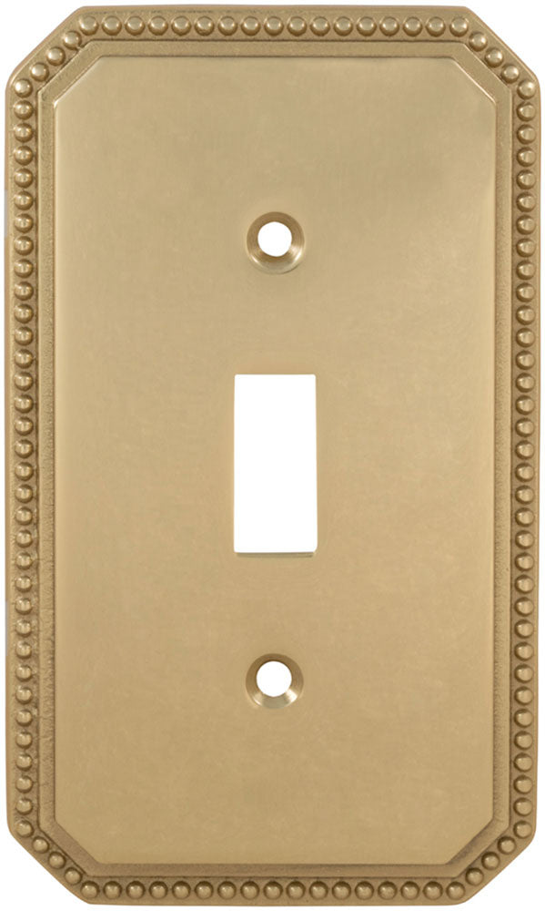 polished stainless steel switchplate