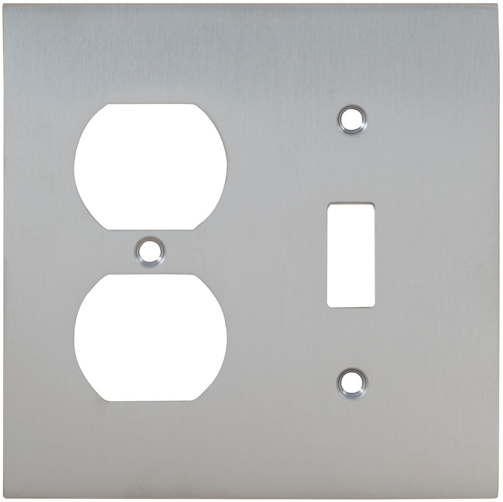 satin chrome switchplate