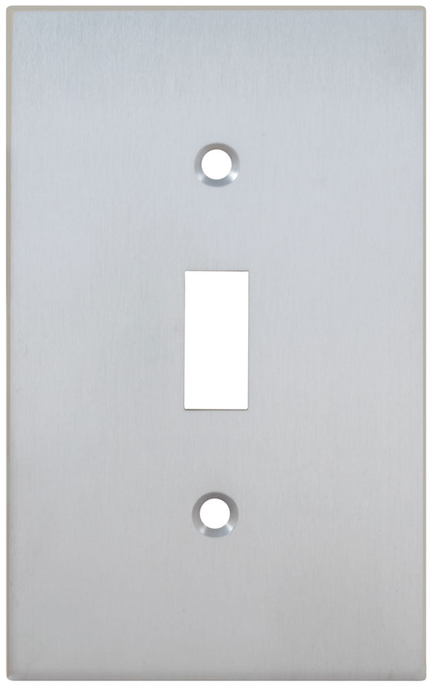 satin chrome switchplate