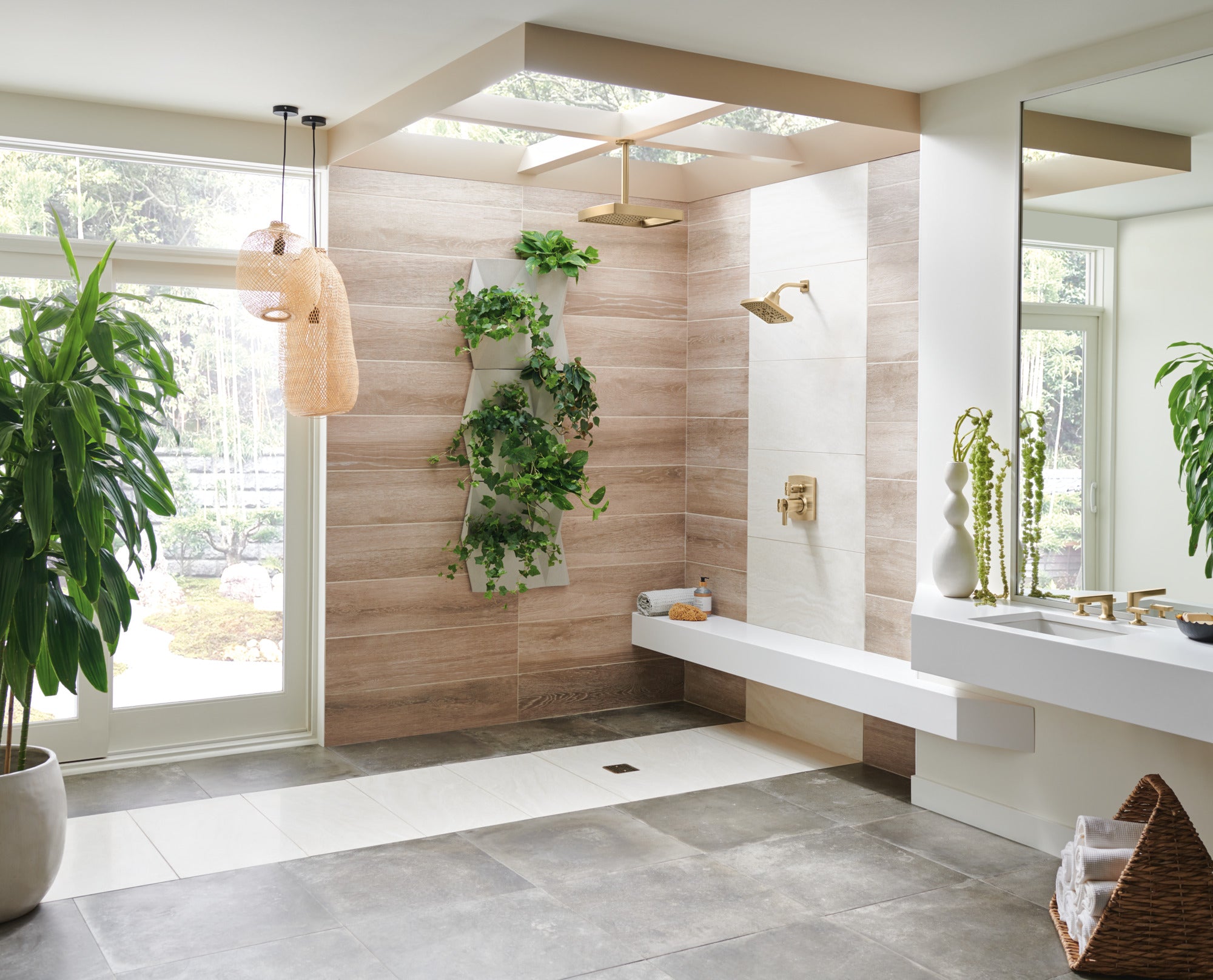 luxe gold diverter trim