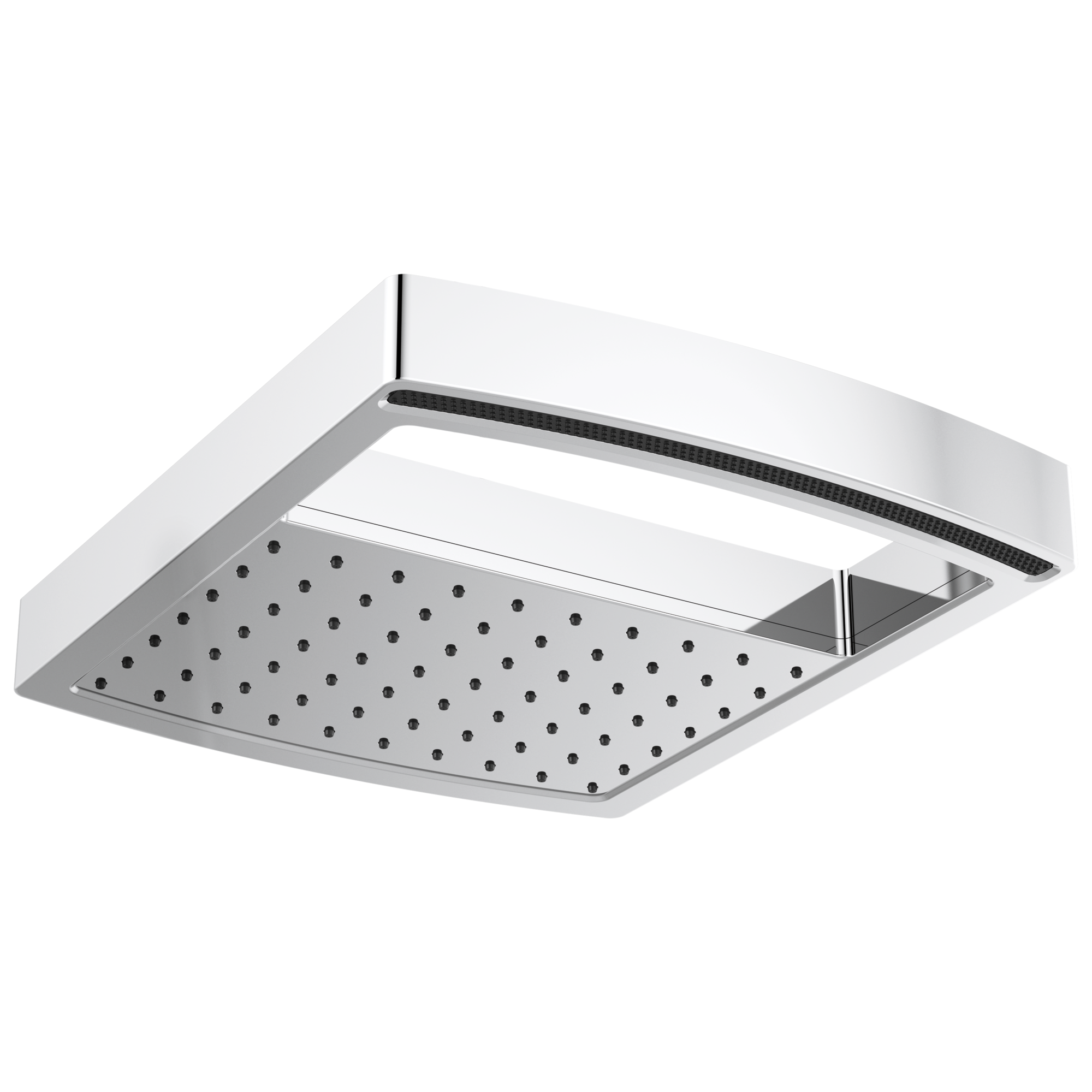 chrome shower head