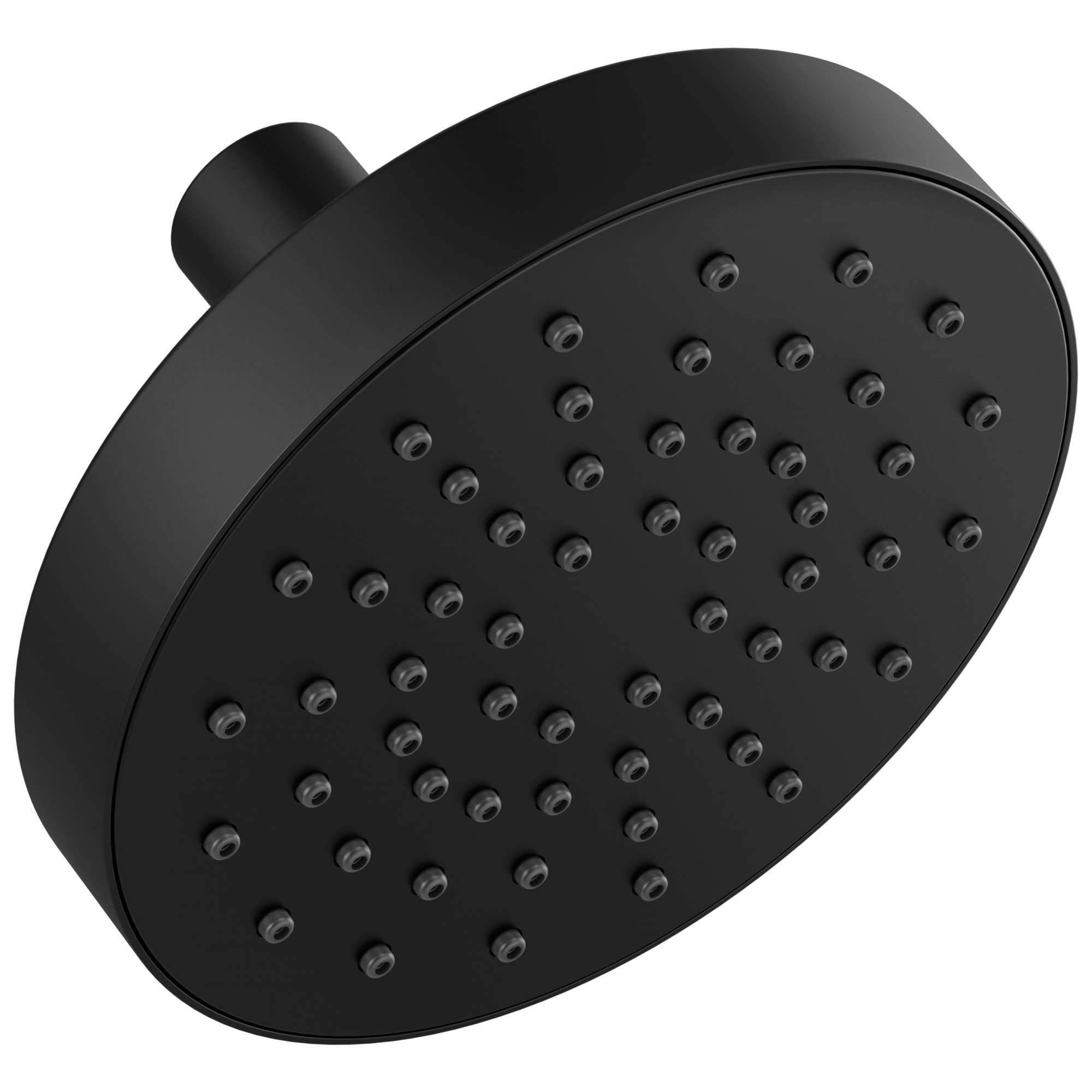 matte black shower head