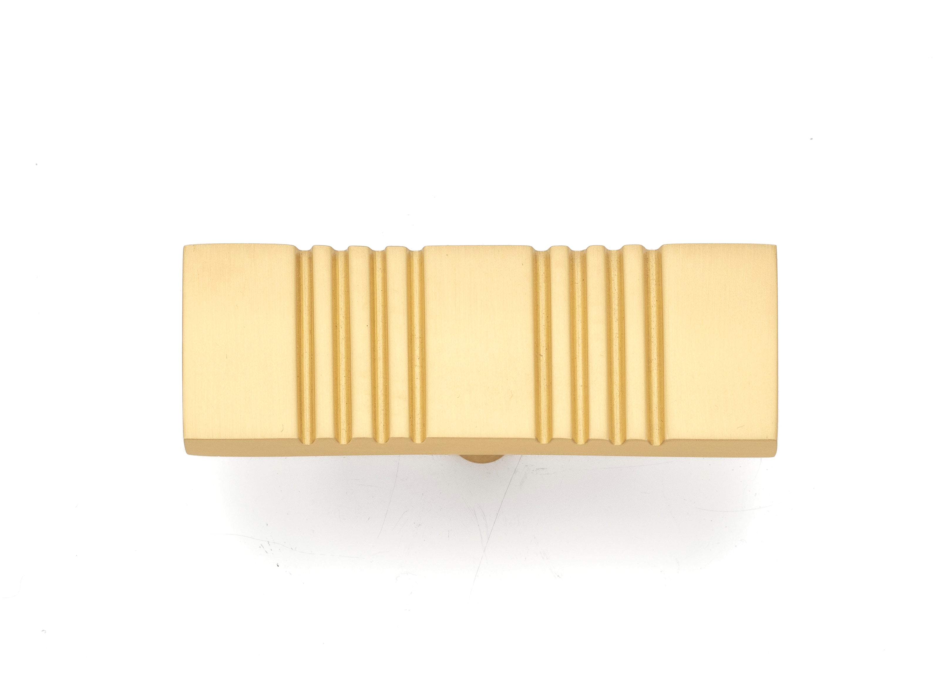 satin brass knob