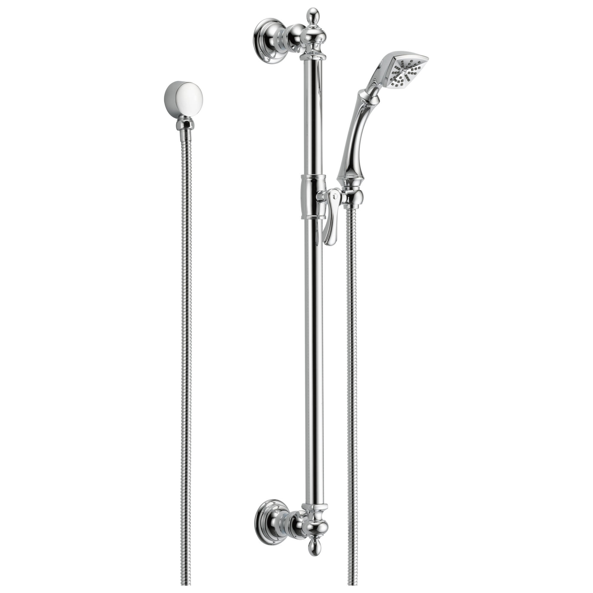 chrome hand shower