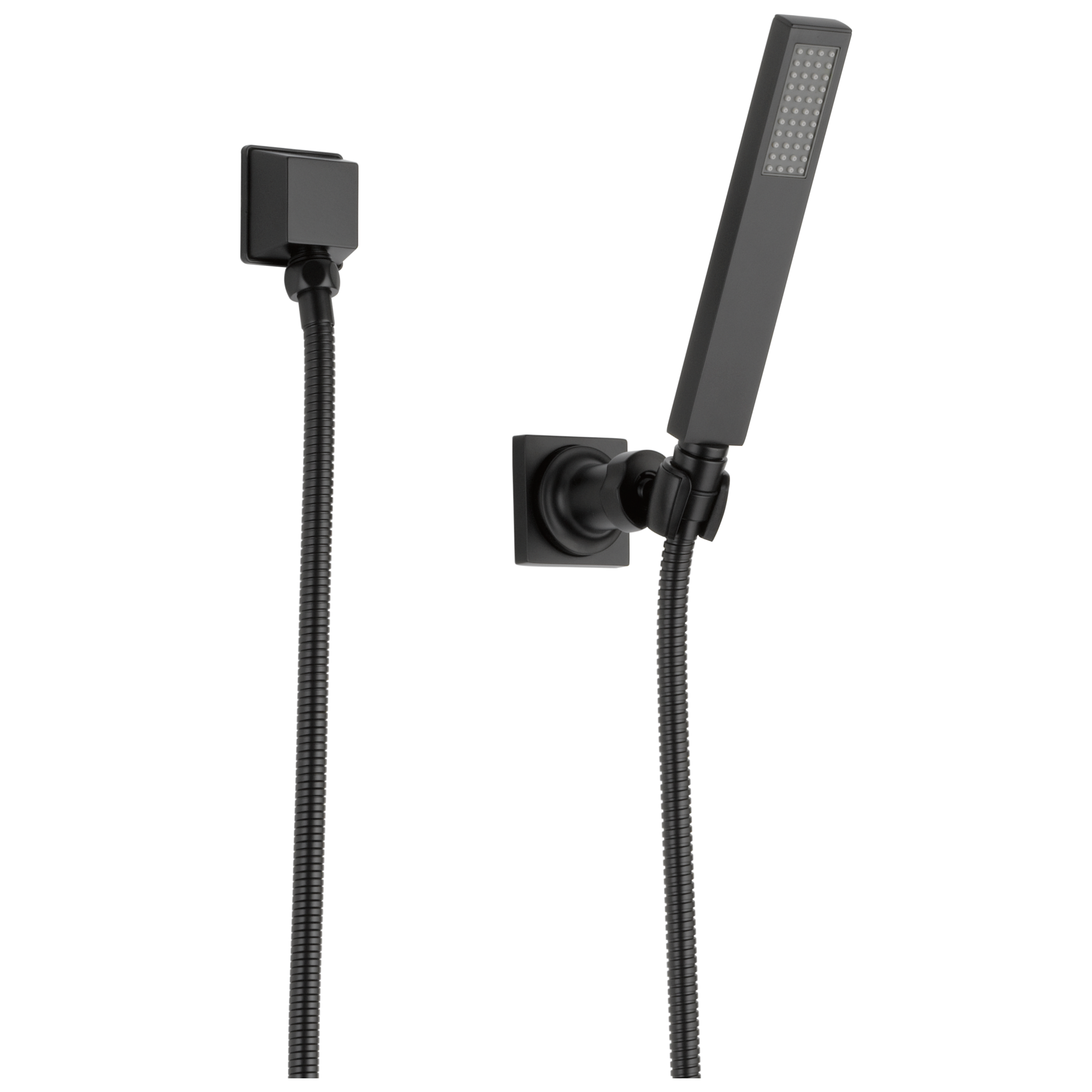 matte black hand shower