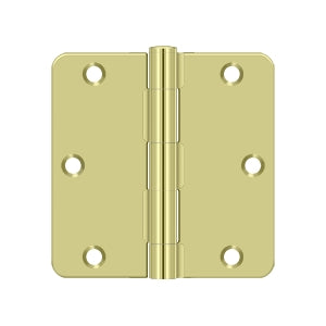 Deltana 3-1/2" x 3-1/2" x 1/4" Radius Hinge, Residential Thickness