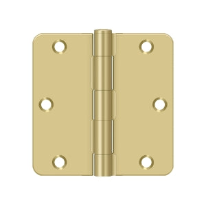 Deltana 3-1/2" x 3-1/2" x 1/4" Radius Hinge, Residential Thickness