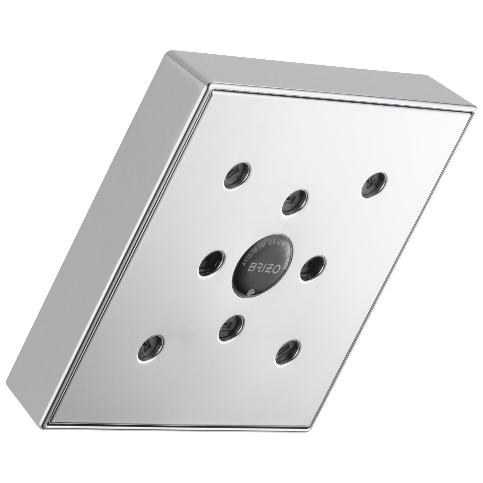 chrome showerhead