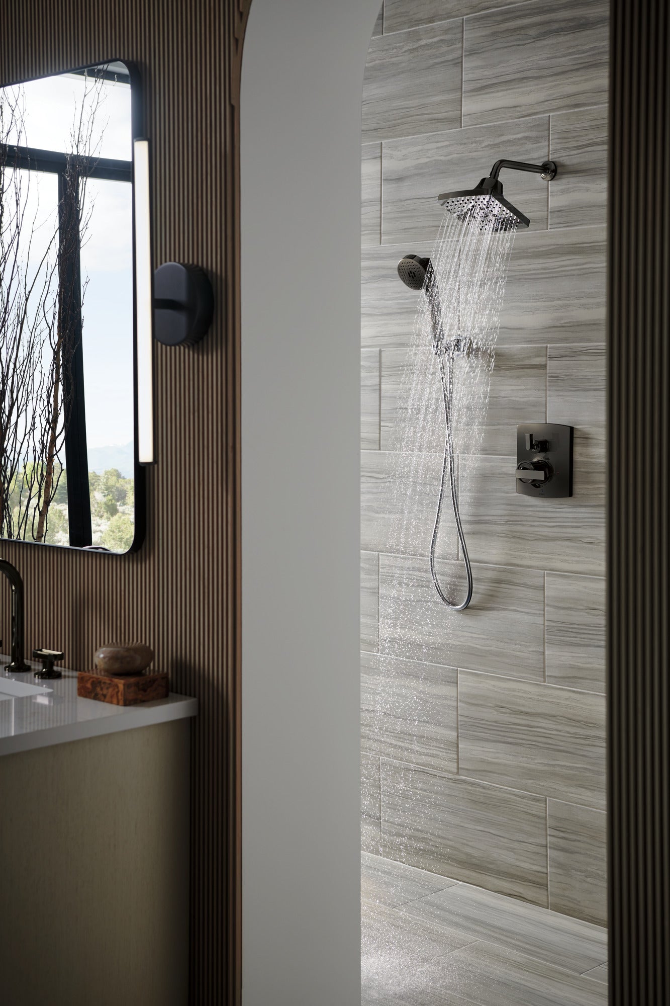 brilliance black onyx diverter trim