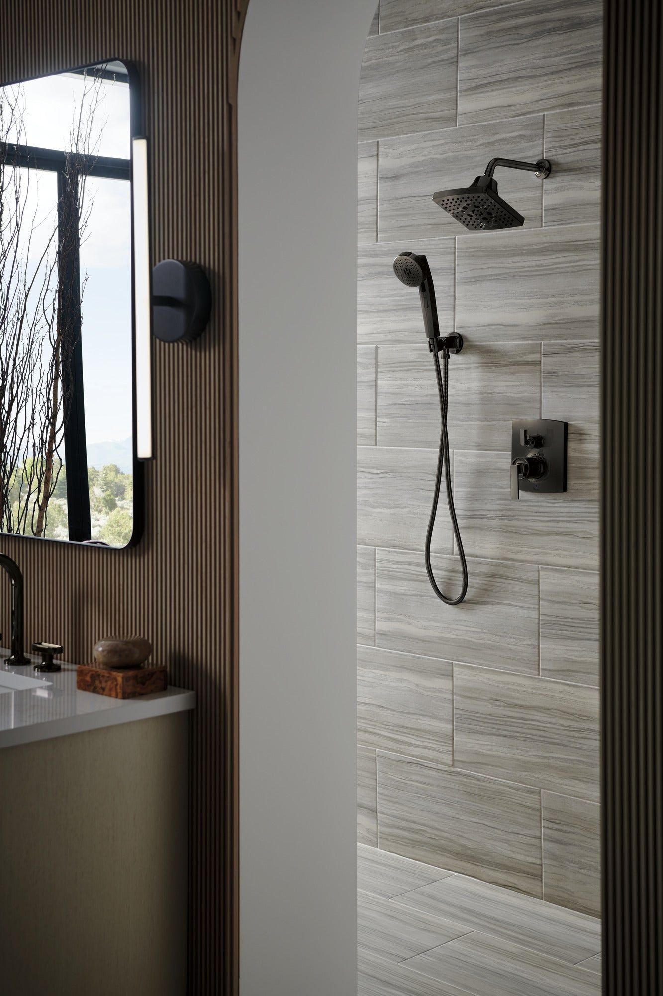 brilliance black onyx diverter trim