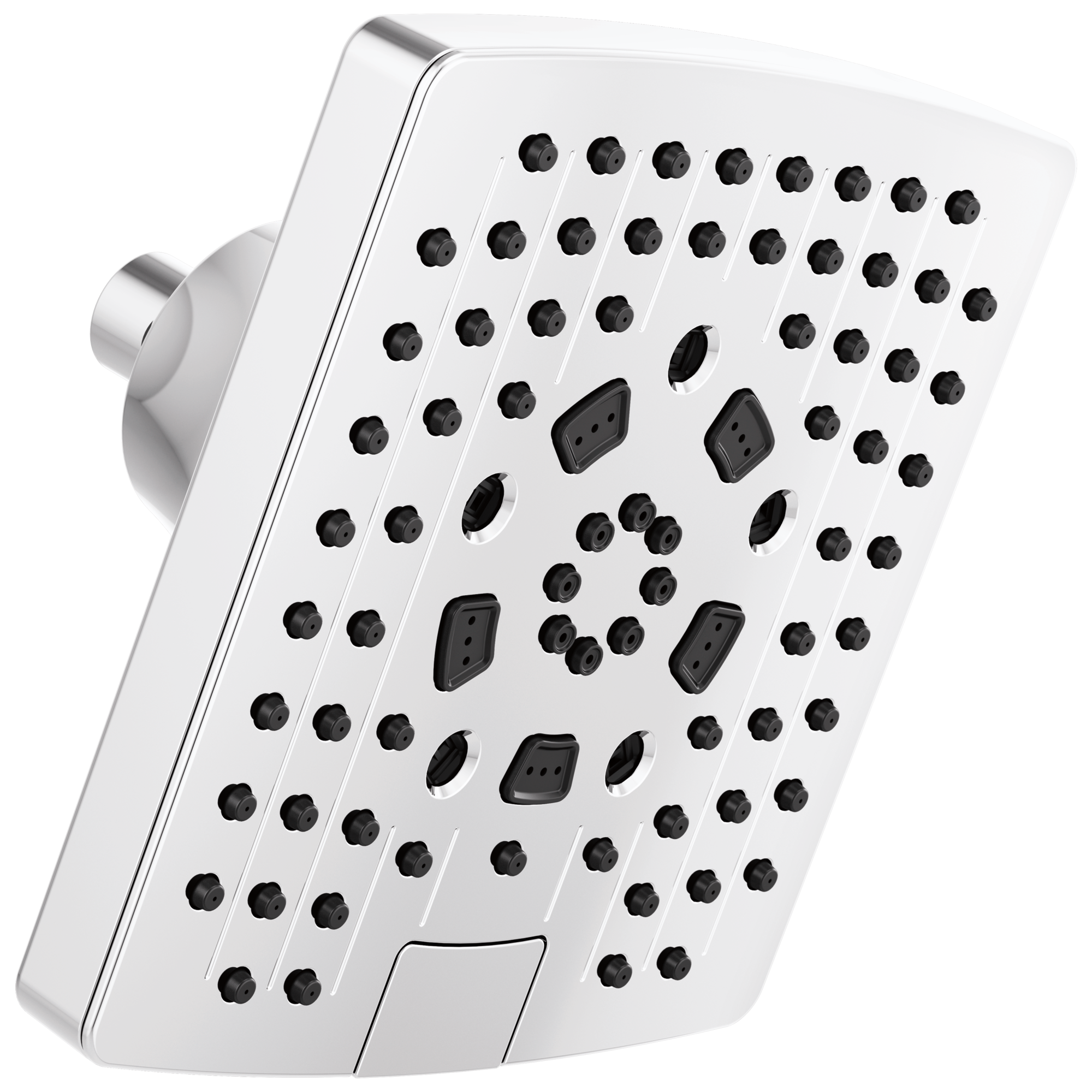 chrome shower head