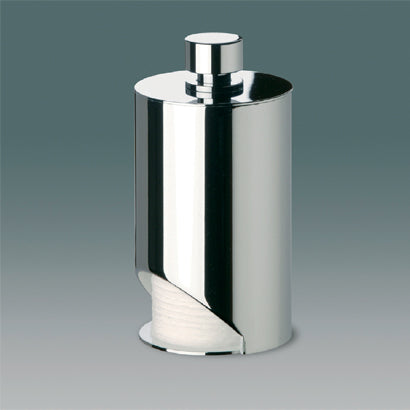 chrome cotton pad dispenser