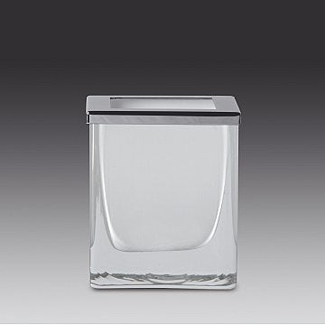 white cotton pads jar
