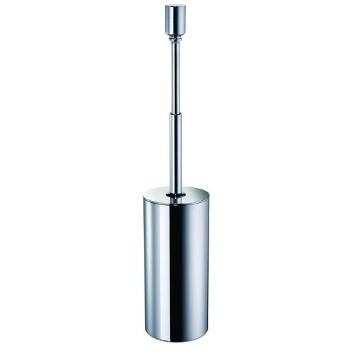 chrome toilet brush holder