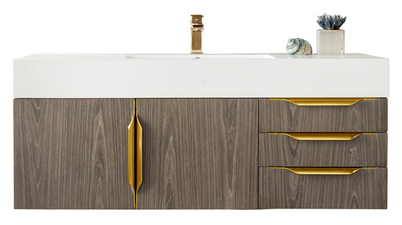 ash gray vanity