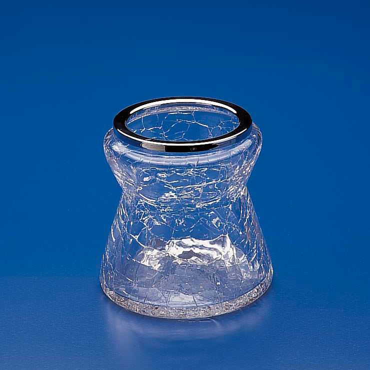 chrome brushes holder