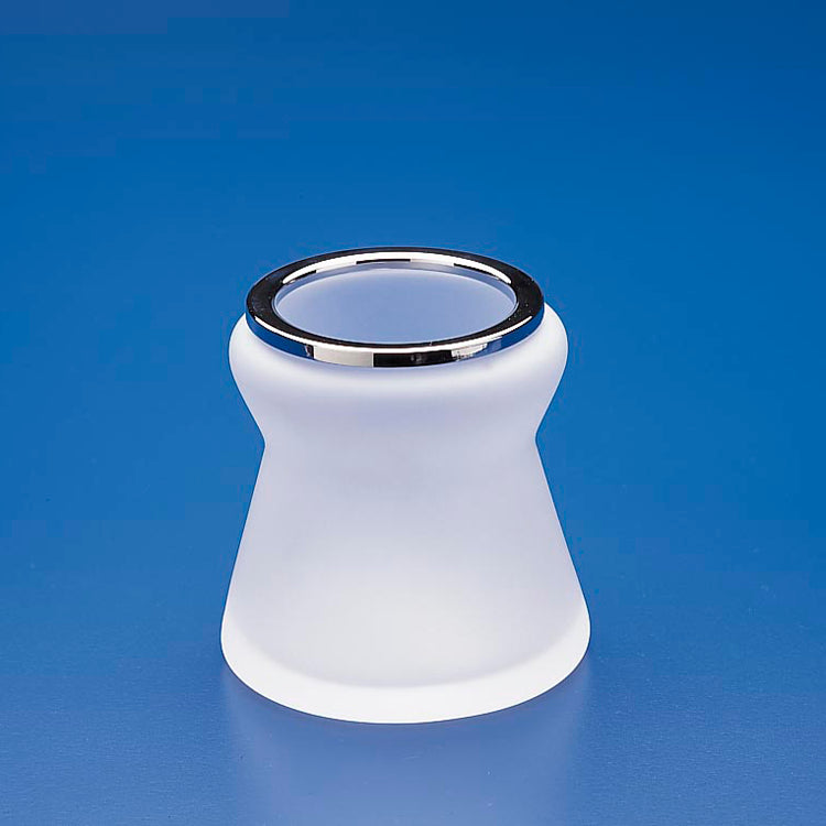 chrome toothbrush holder