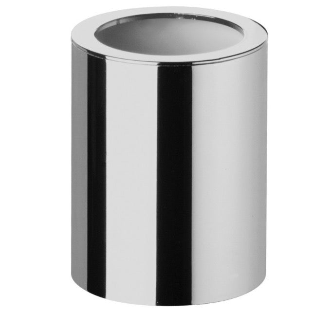 chrome toothbrush holder