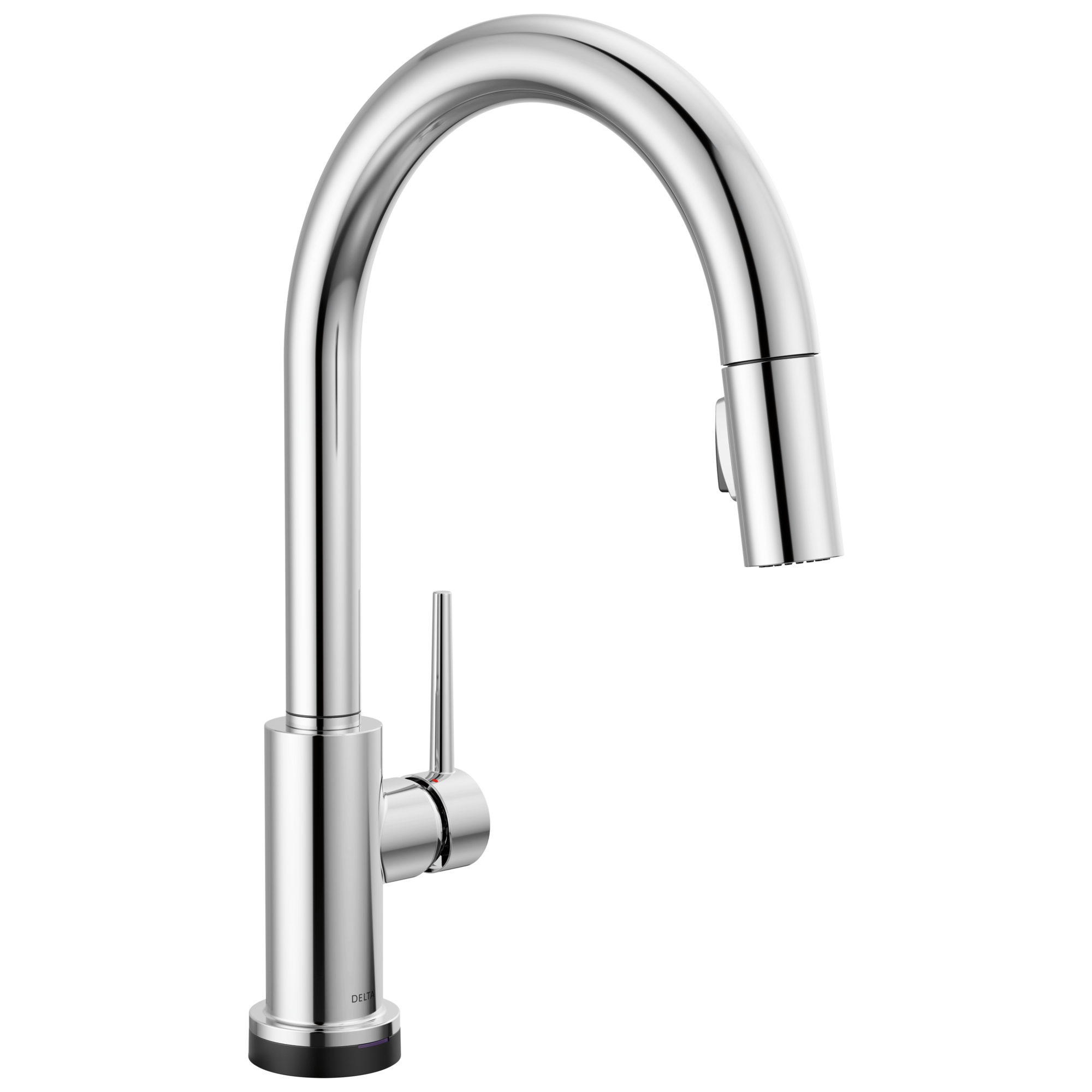 chrome kitchen faucet