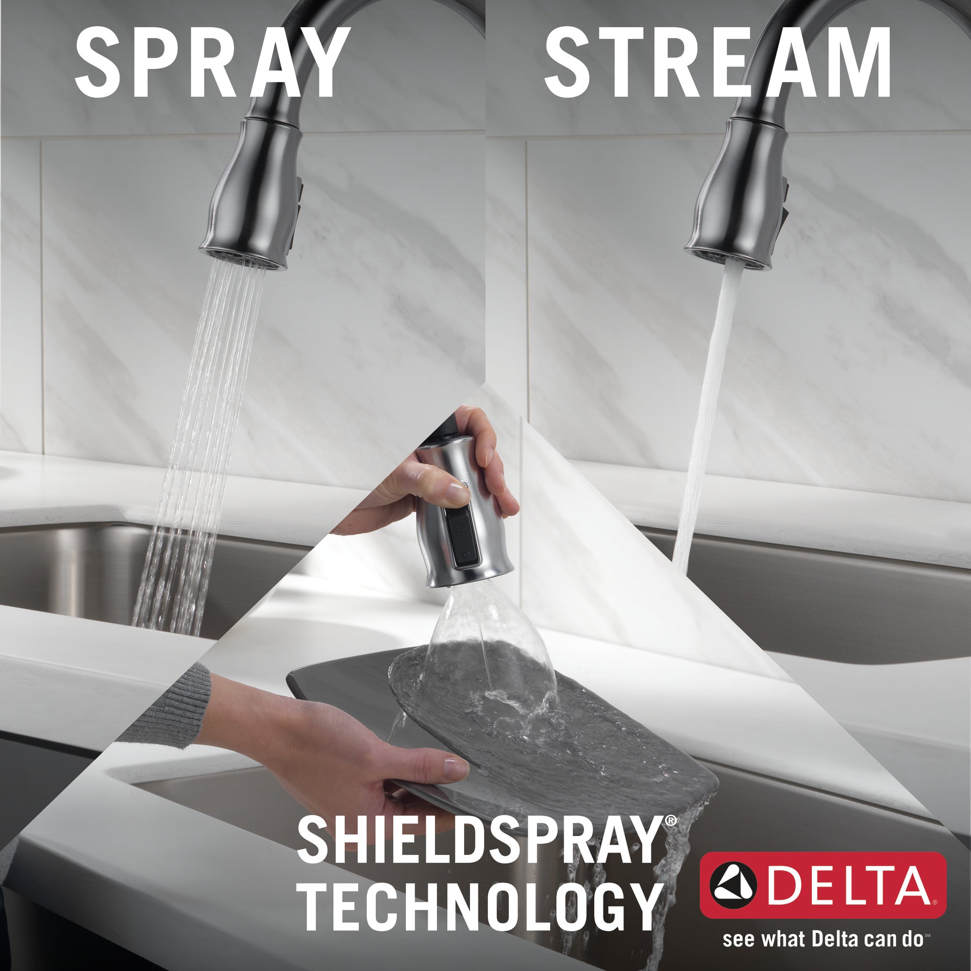 arctic stainless kitchen faucet