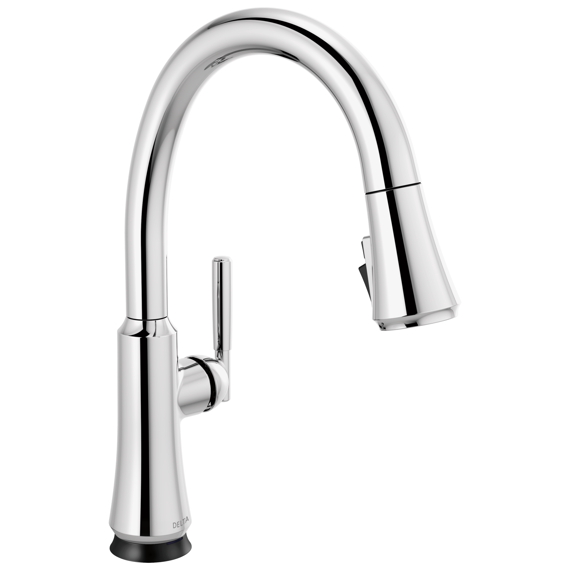 chrome kitchen faucet
