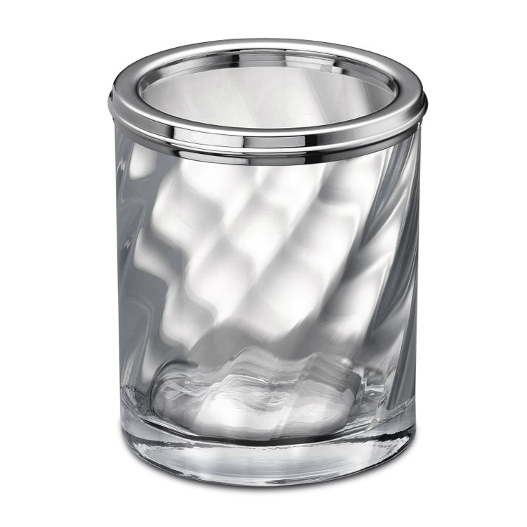 chrome toothbrush holder