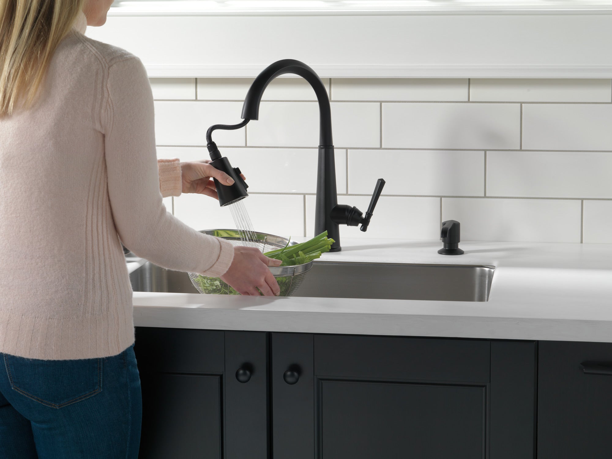 matte black kitchen faucet