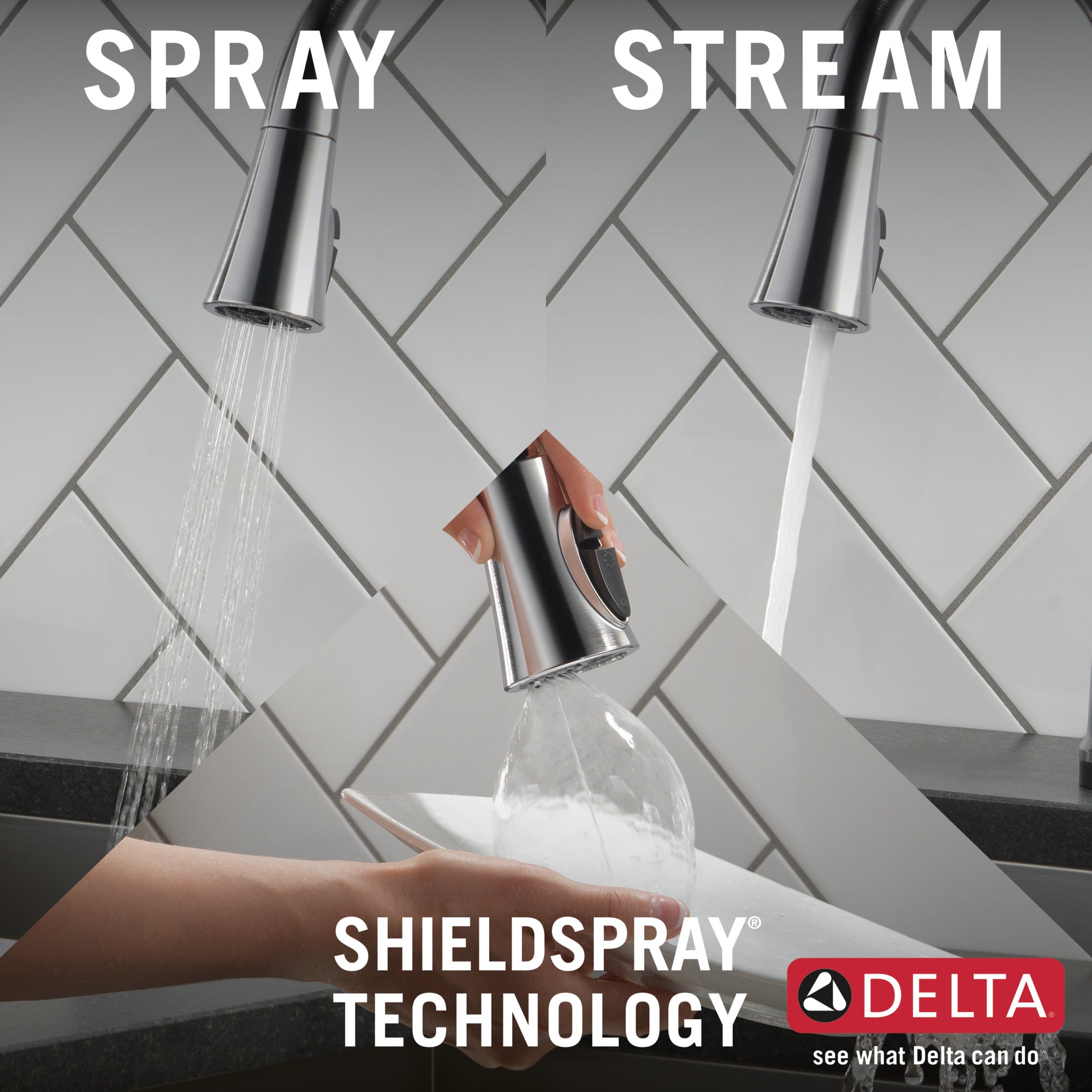 lumicoat arctic stainless kitchen faucet