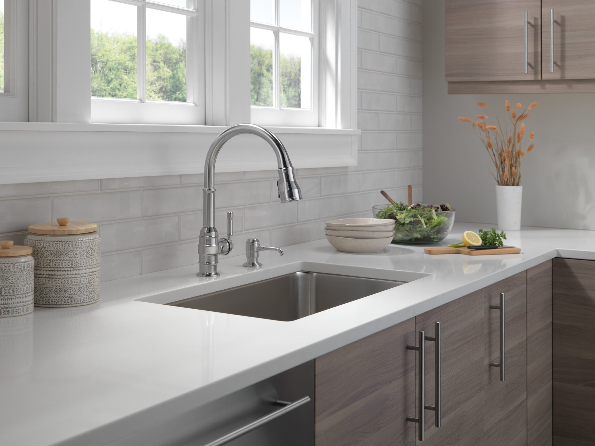 arctic stainless kitchen faucet