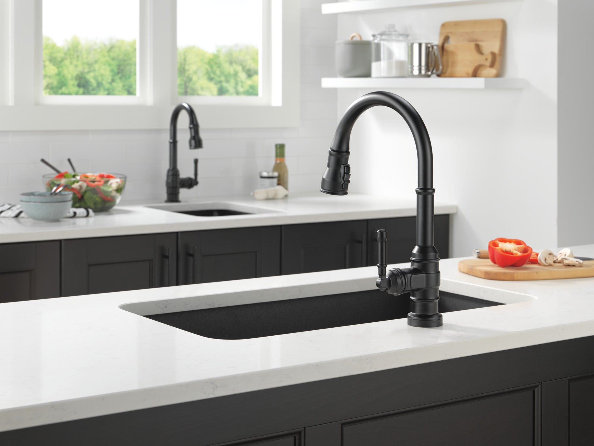 matte black kitchen faucet