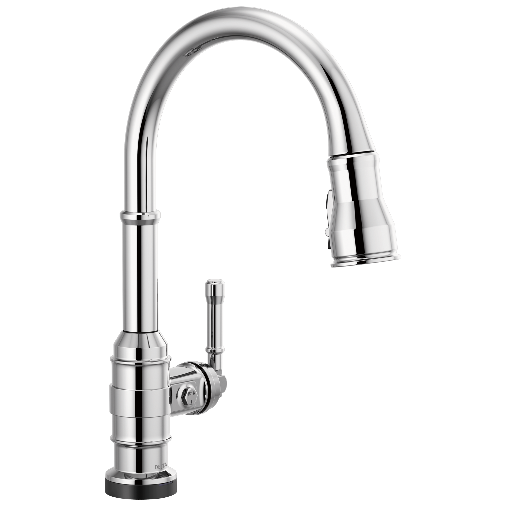 chrome kitchen faucet