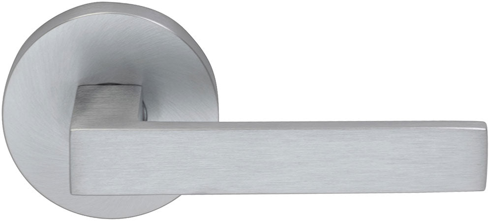 Omnia Prodigy Interior Modern Lever Latchset with Modern Round Rose