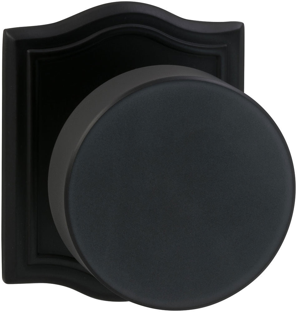 Omnia Prodigy Interior Modern Knob Latchset with Arched Rose
