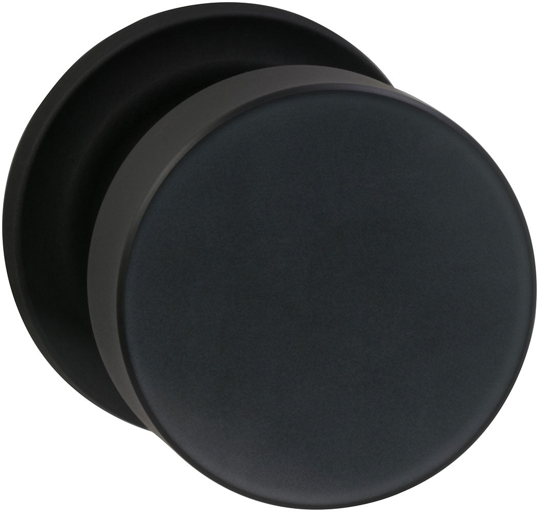 Omnia Prodigy Interior Modern Knob Latchset with Traditional Round Rose