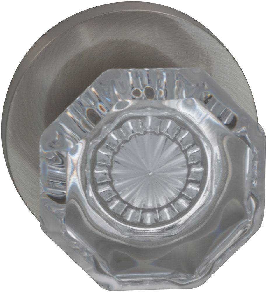 Omnia Prodigy Interior Traditional Knob Latchset with Modern Round Rose